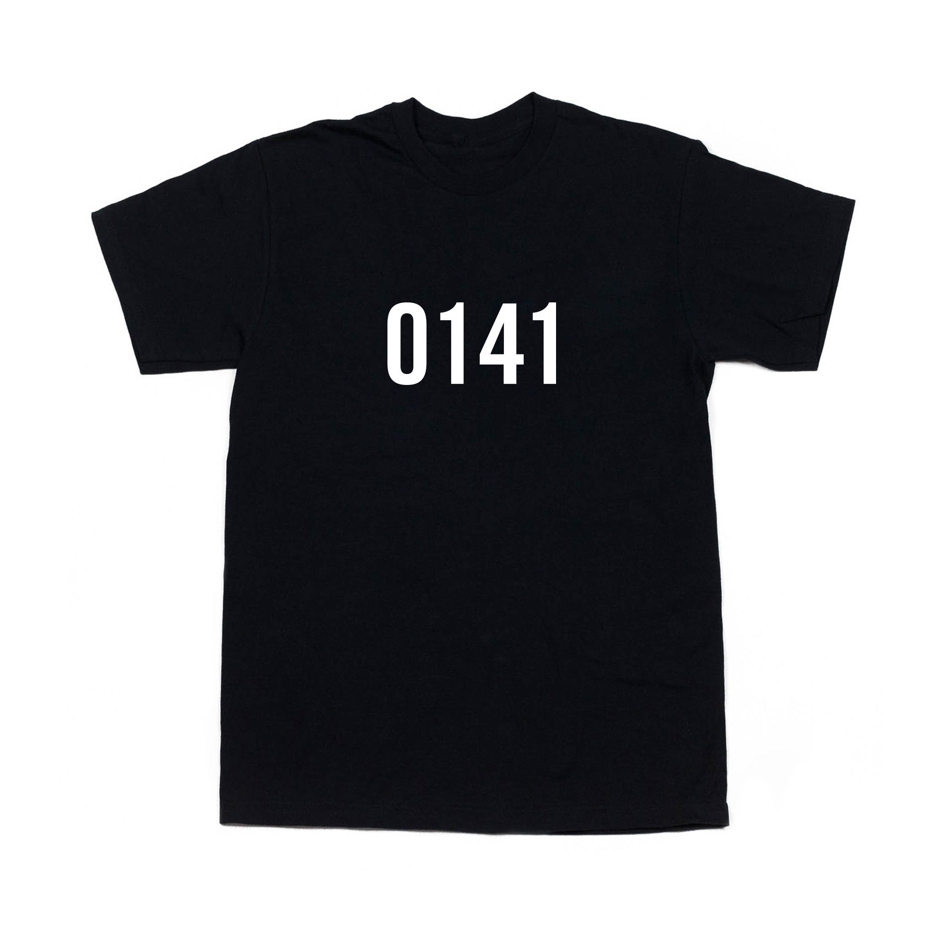 Glasgow - 0141 - (Black T-Shirt)