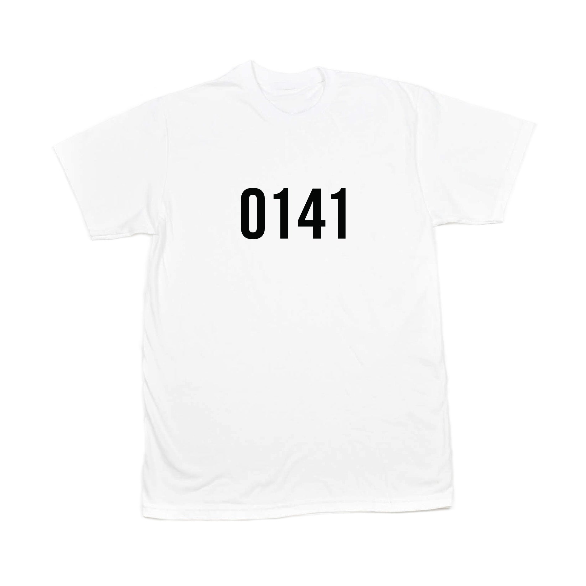 Glasgow - 0141 - ( White T-Shirt)