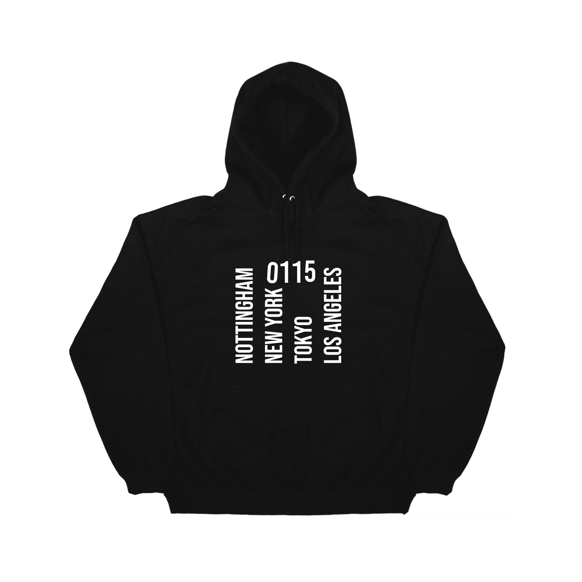 0115 Cities Hoodie (Black)