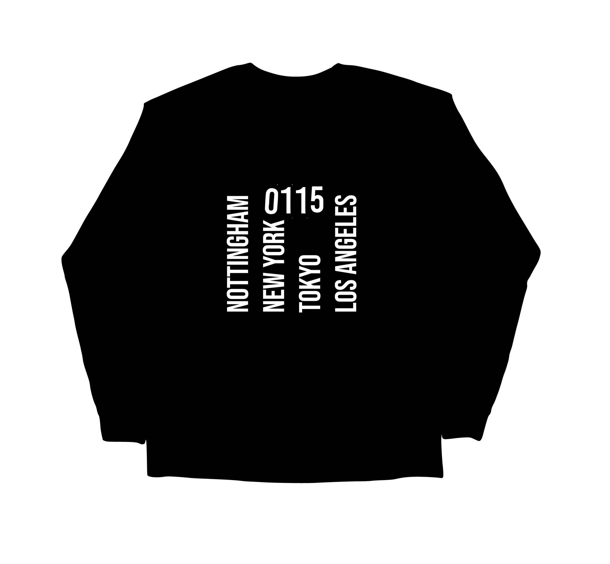 0115 Cities Longsleeve (Black)