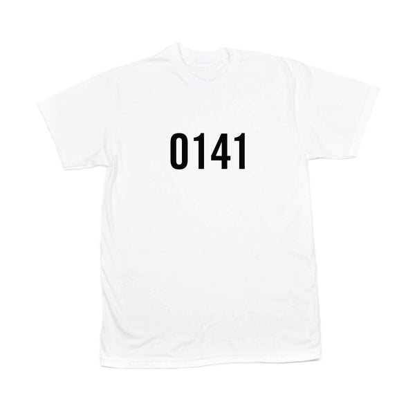 Glasgow - 0141 - ( White T-Shirt)