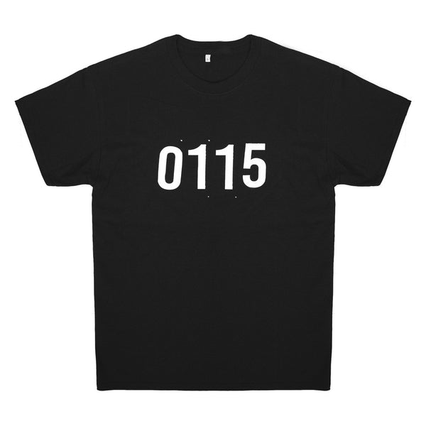 0115 Records - T-Shirts - 0115 T-shirt (Black)
