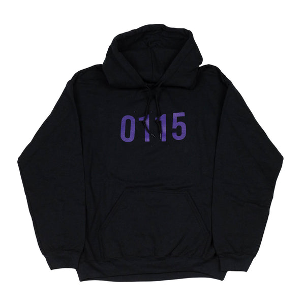 0115 Records - Hoodies - 0115 Hoodie (Black/Purpz)