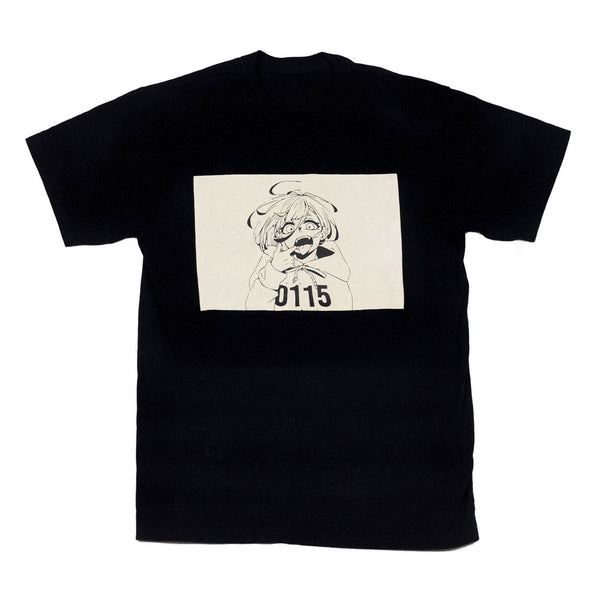 0115 Records - T-Shirts - 0115 x Aki3wa T-shirt (Black)