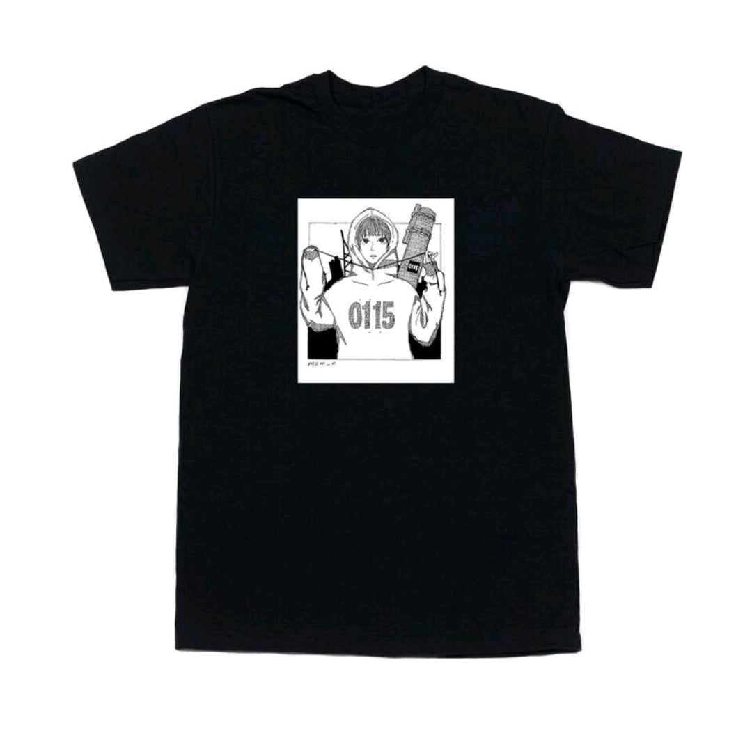 0115 x Mom Nyano T-shirt (Black)