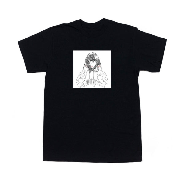 0115 Records - T-Shirts - 0115 X Mom Nyano T-shirt (Black)