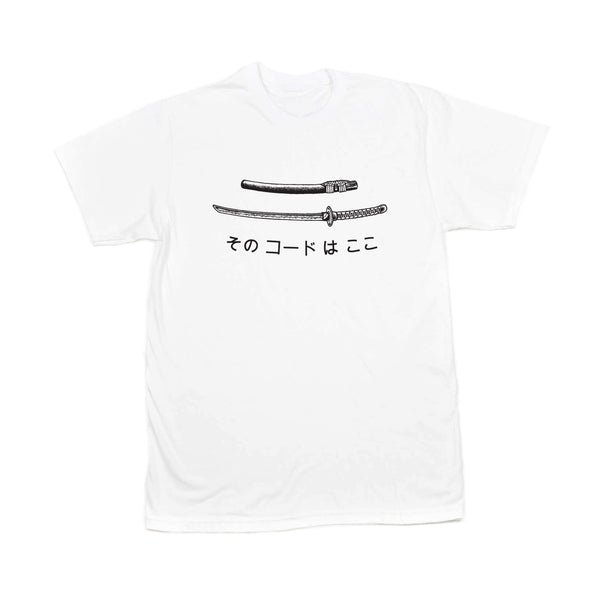 0115 Records - T-Shirts - 0115 x Katana T-shirt (White)