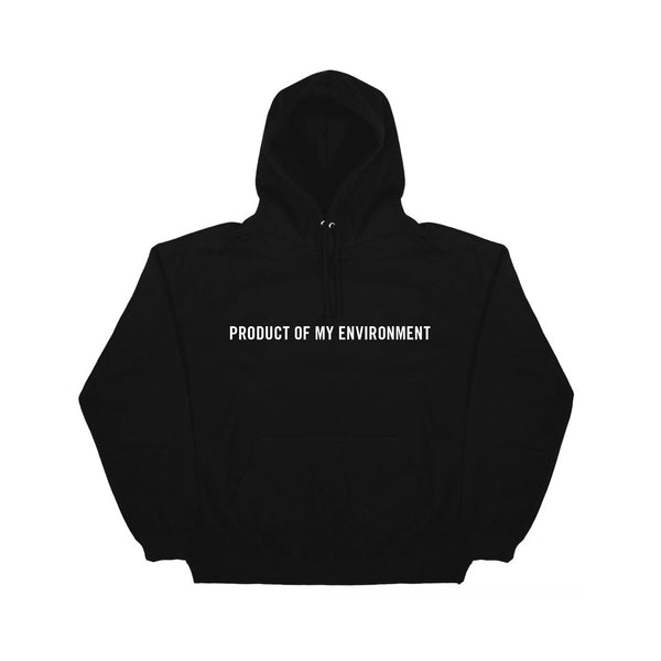 0115 Records - Hoodies - Product of my Environment Hoodie (Black)