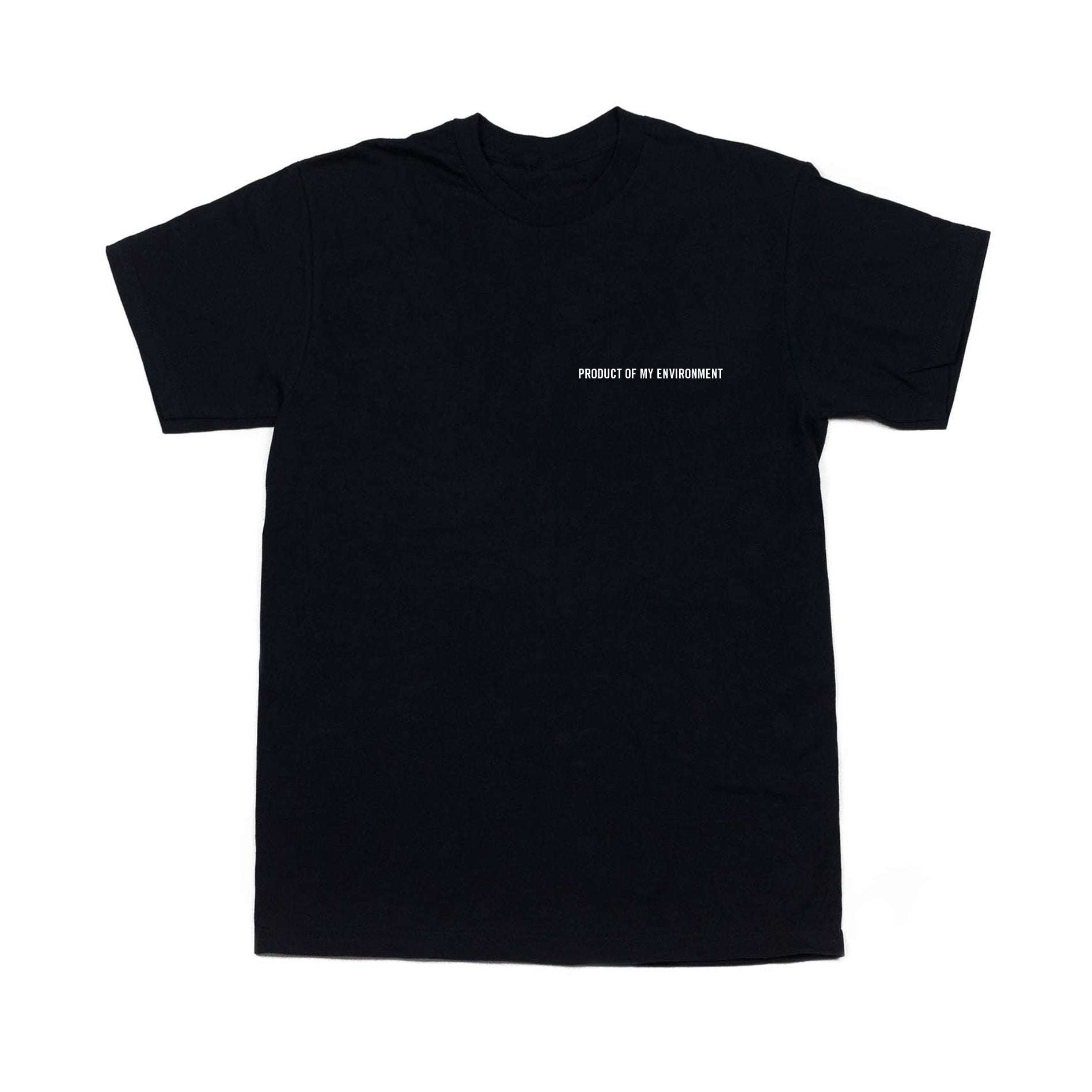 0115 Records - T-Shirts - Product of my Environment T-shirt (Black)